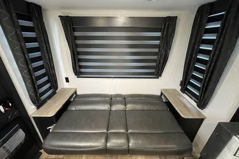 “Monique” - New 2022 Forest River Grey Wolf 23 MKBL Black Label
