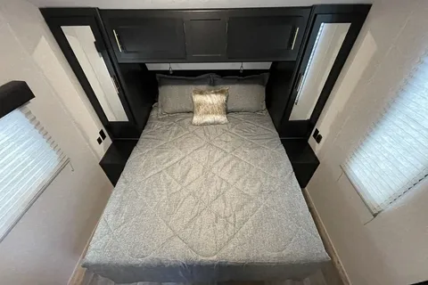 “Monique” - New 2022 Forest River Grey Wolf 23 MKBL Black Label