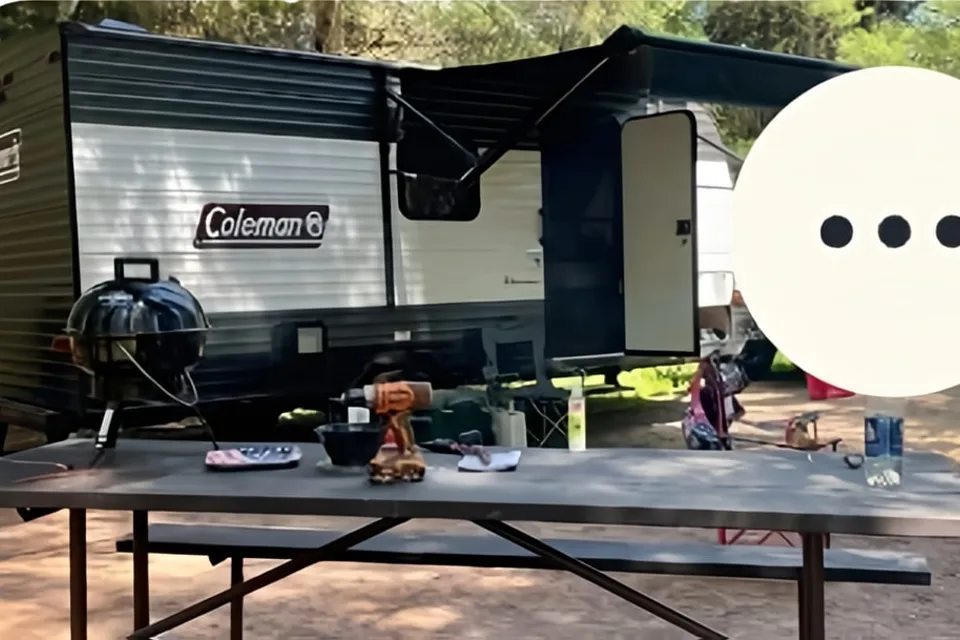 Jeanine's Coleman Lantern Travel Trailer
