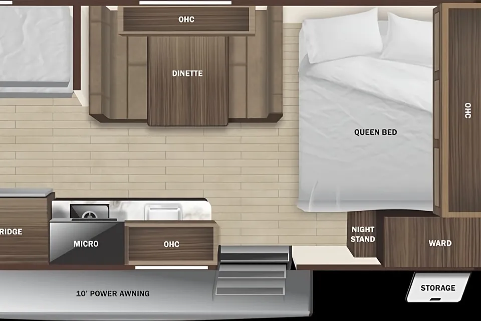 JW Adventure Rentals Travel Trailer
