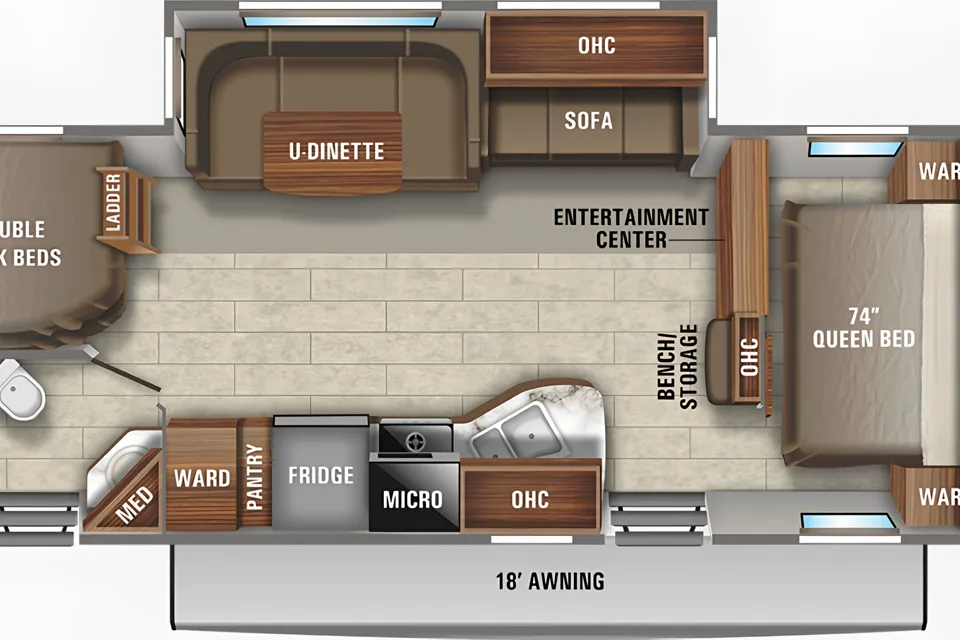 Nathan's Jayco 28BHBE Travel Trailer
