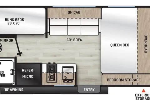 NEW 2025 Forest River Aurora 16BHX