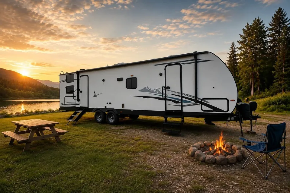 Forest River grand surveyor legend 296QBLE Travel Trailer