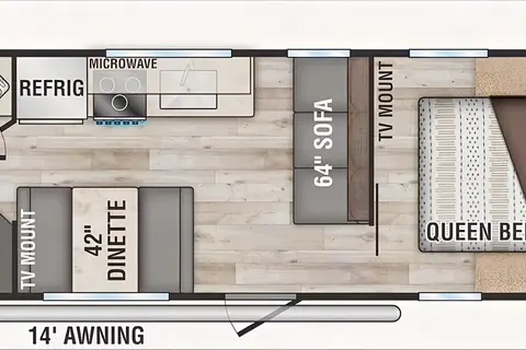 New 2022 Getaway 26ft Trailer