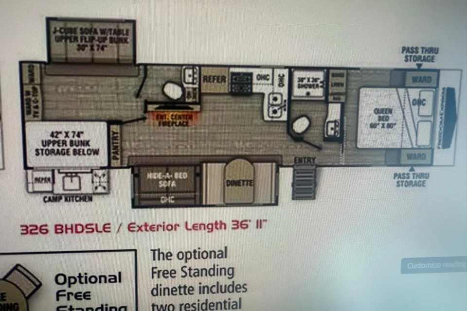 Kelly's  Freedom Express w/ bunk house with closing door and private washroomTravel Trailer