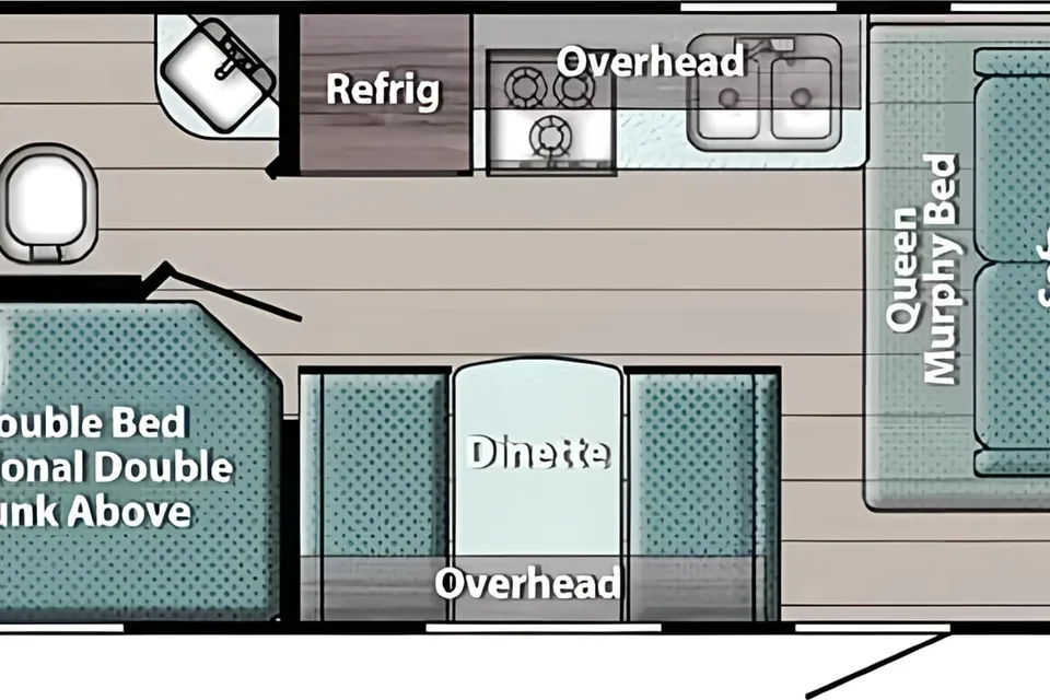 Grand River 22MB Murphy bed and bunkhouse