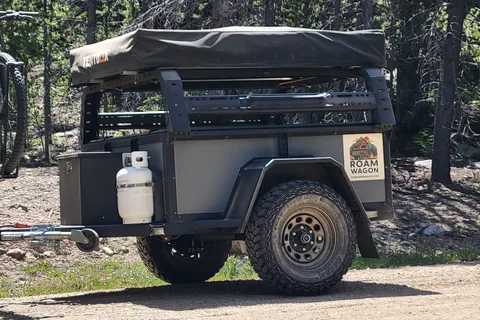 The Roam Wagon - Overland Trailer w/ 4 Person Roof Top Tent
