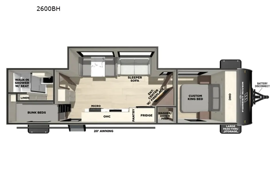 Clean Travel Trailer in Wetumpka