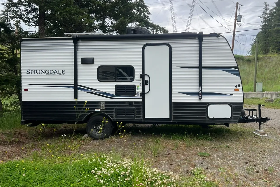 Hillery's Keystone Springdale mini Travel Trailer