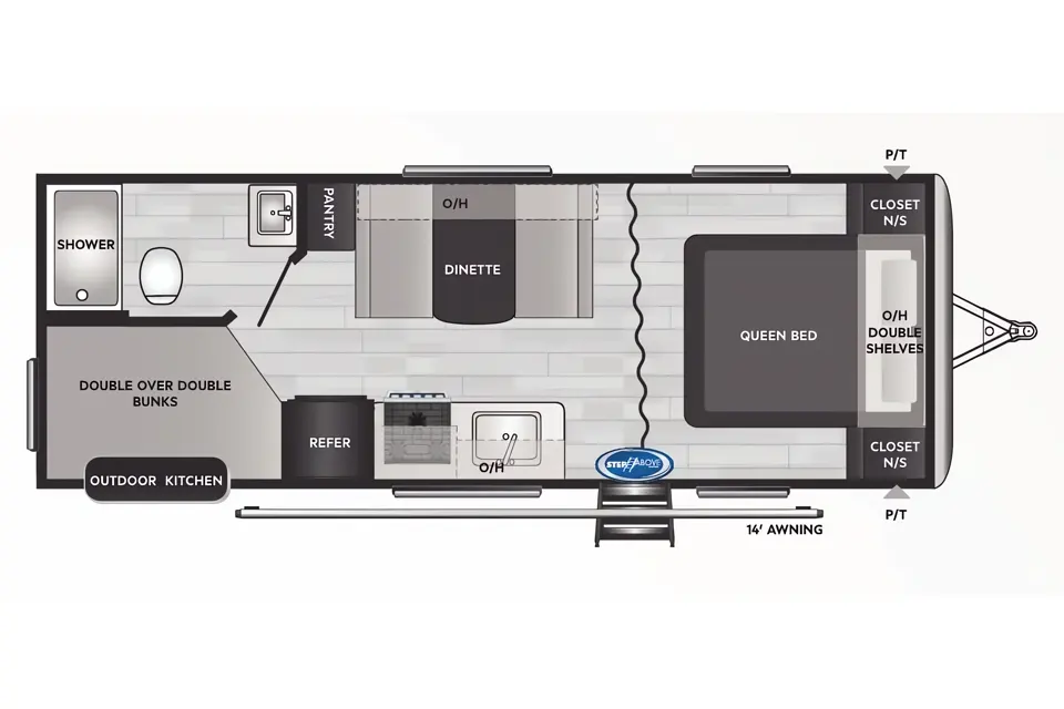 Cozy 26’ Family Travel Trailer | Solar Powered & Off-Grid Ready | Sleeps 8