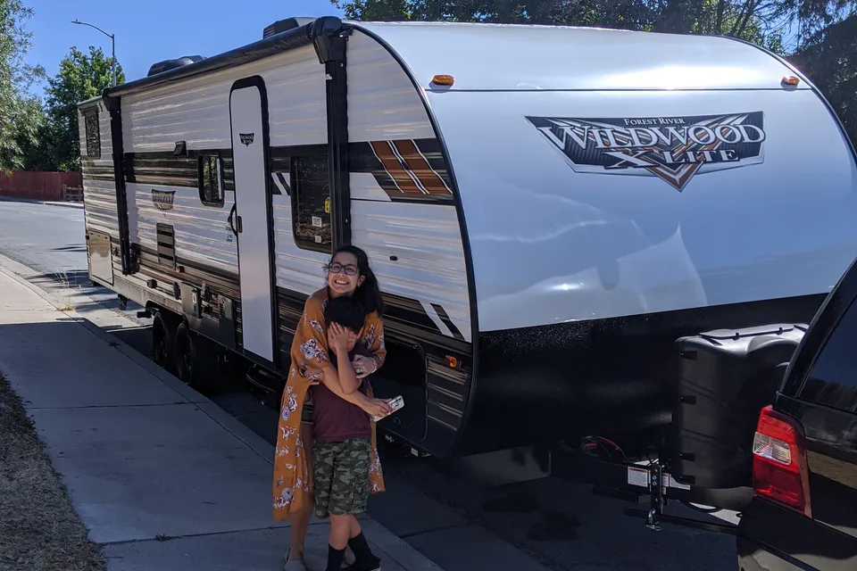 Ric's BIG family adventure-mobile. Take a restorative family adventure.