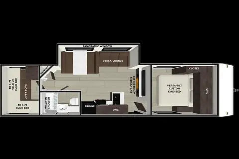 Myles's Forest River Wildwood X-Lite 273QBXL Travel Trailer
