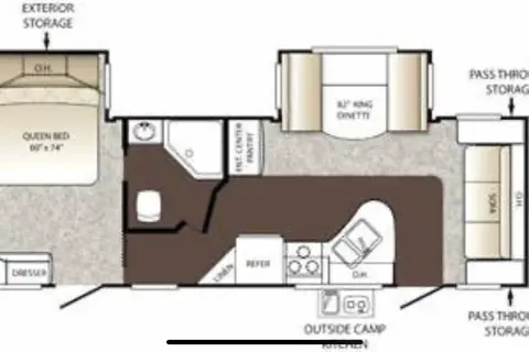 Bill and Helen's Outback Trailer Manufacturing Outback/Keystone ultra lite Travel Trailer