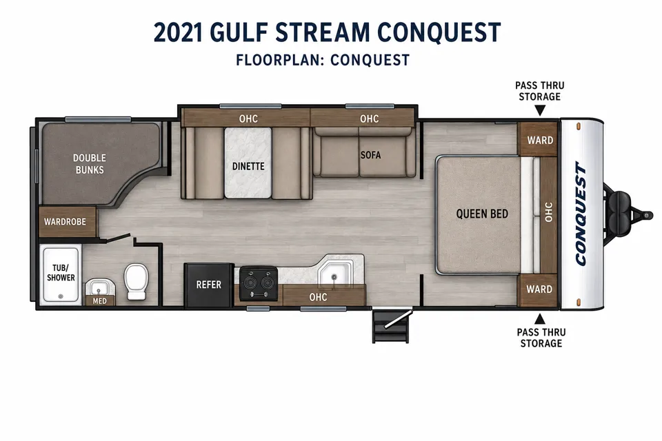 The Northern Escape - Spacious 33’ Family Camping Retreat
