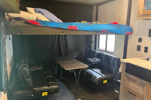 Adventure ready family friendly toy hauler