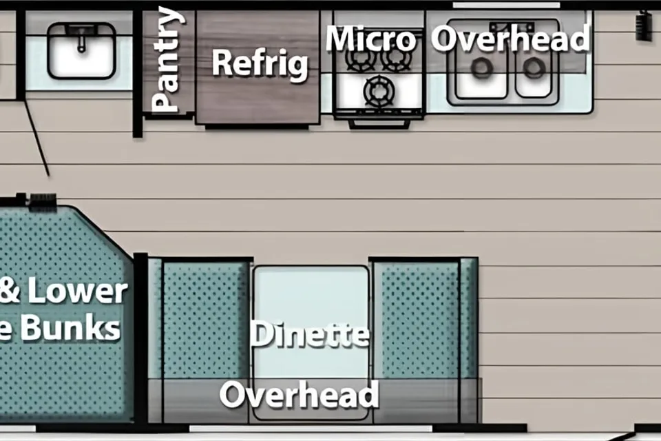 C & A GrandRiver 25BH Travel Trailer