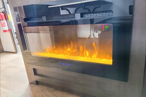 Kid Approved Camper Rental with Fireplace