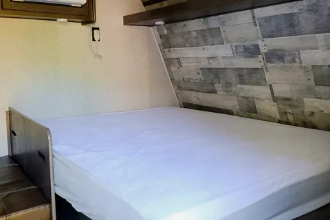 Kid Approved Camper Rental with Fireplace