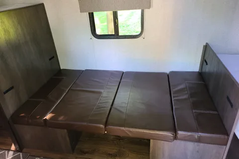 Kid Approved Camper Rental with Fireplace