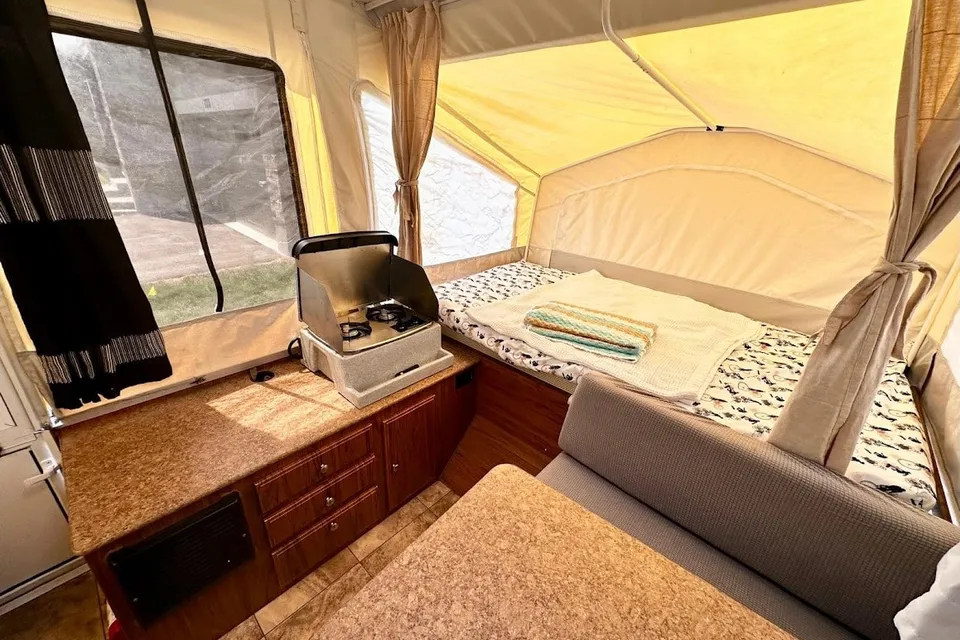 Freedom on Wheels - Cozy Rockwood Pop-Up Camper