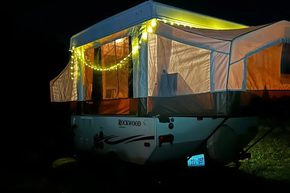 Freedom on Wheels - Cozy Rockwood Pop-Up Camper