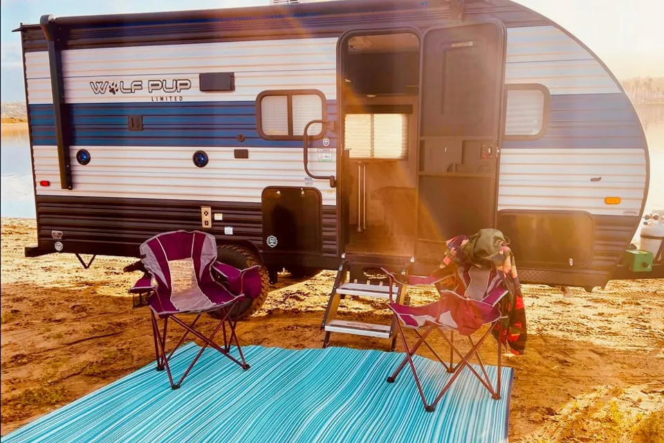 💙 BEST for RV Parks & Beach 💙 Easy To Tow 💙 Sleeps 5 💙