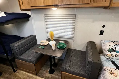**Brand New**2024 Forest River Wolf Den Light Weight Travel Trailer