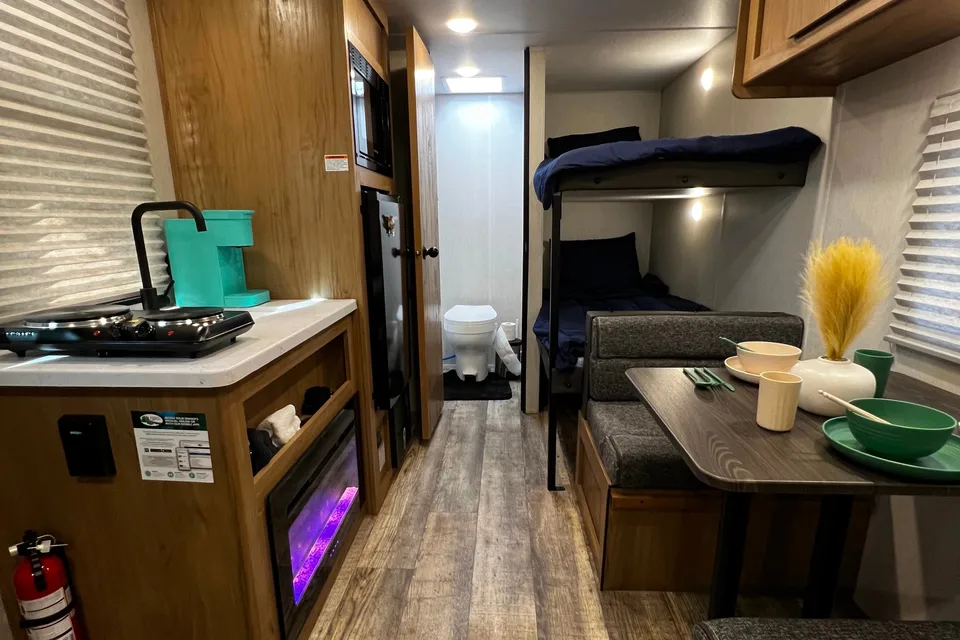 **Brand New**2024 Forest River Wolf Den Light Weight Travel Trailer