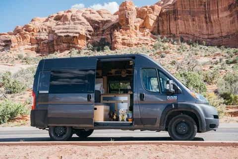 The Happy Glamper, Converted Promaster Camper Van #vanlife
