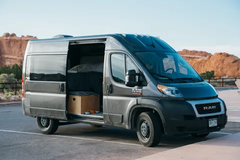 The Happy Glamper, Converted Promaster Camper Van #vanlife
