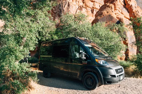 The Happy Glamper, Converted Promaster Camper Van #vanlife