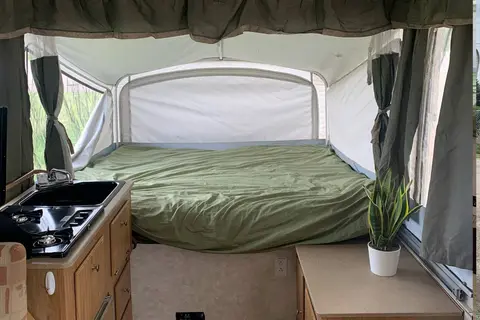 25' Tent Trailer With Slide Out Dinette