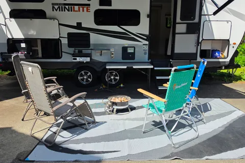 Modern Family Basecamp: 2022 Rockwood w/ Double Bunks & Outdoor Kitchen – Delivery Available!