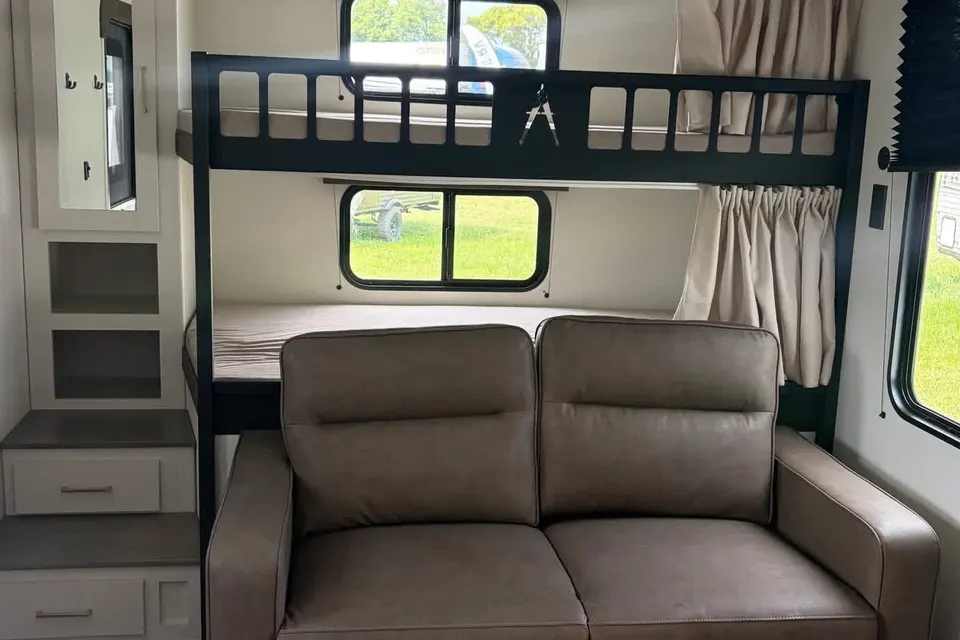 ‘27 Transcend Travel trailer. Your home away from home