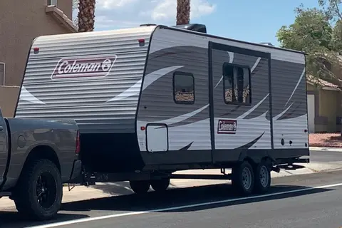 Wesley's Coleman Lantern Travel Trailer