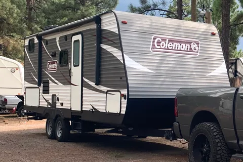 Wesley's Coleman Lantern Travel Trailer