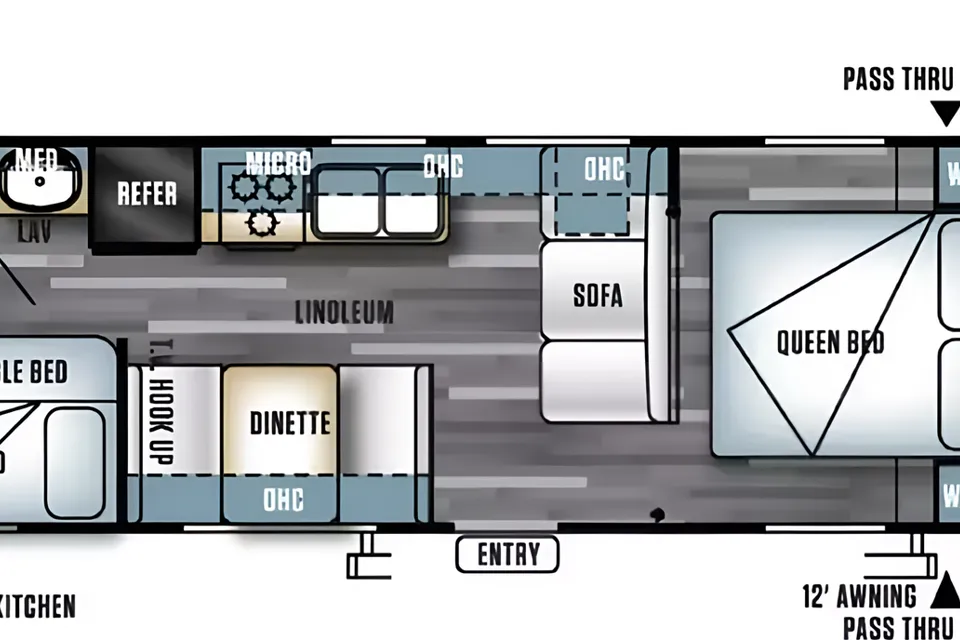 Fantastic Forest River 261BHXL Travel Trailer