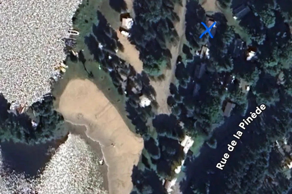 Prêt à camper au bord de la plage