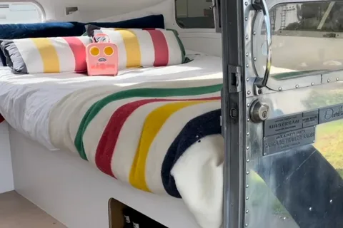 Hudsons Bay Themed Vintage Airtream