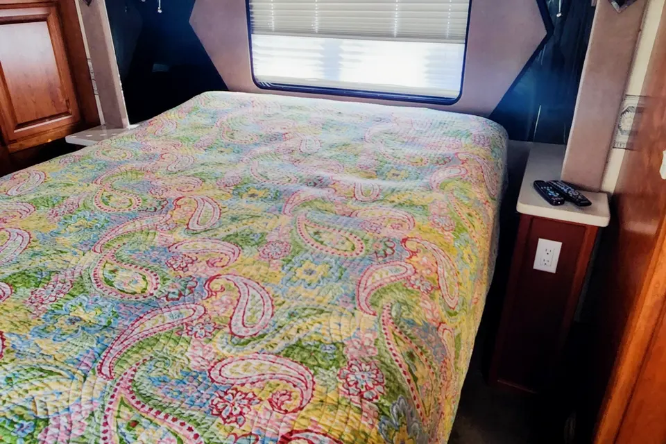 Ozzy's Castle on Wheels Fleetwood Revolution Class A