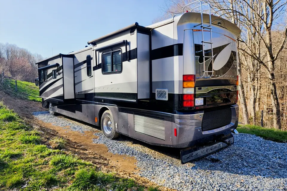 Ozzy's Castle on Wheels Fleetwood Revolution Class A