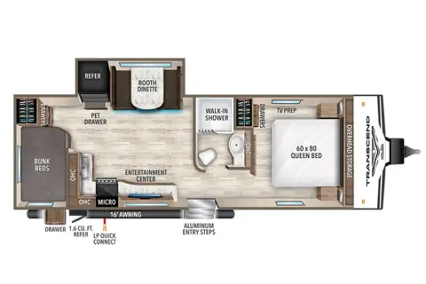 Paradise Hideaway | Delivered RV Rental | Sleeps 6