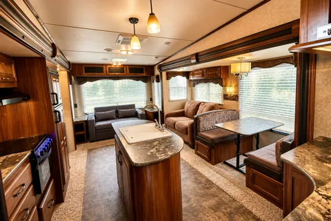 Jacob & Hannah's Cozy Keystone Cougar 29 RLI Fifth Wheel