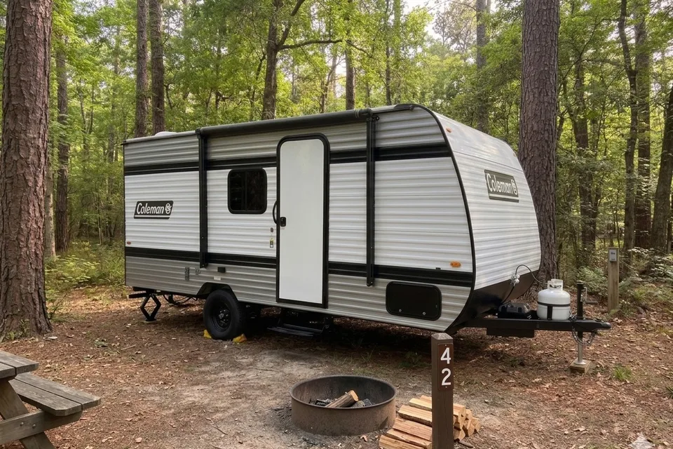 Family Memories Keystone Coleman 17B Travel Trailer