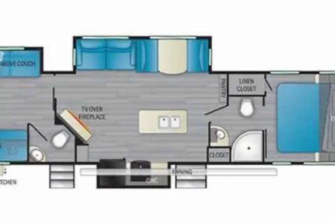 (Delivery ONLY) Sunset Trail, sleeps 10+, 2 bathrooms