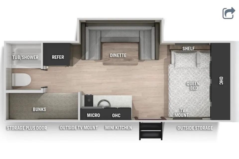 2022 Wolf Pup Spacious Floorplan Road-Trip worthy Pup