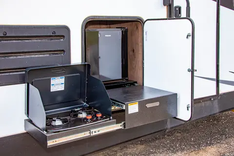 Rv Rentals Way of Life's Keystone Passport GT Series 3400QB Travel Trailer (Sleep 12) LP1