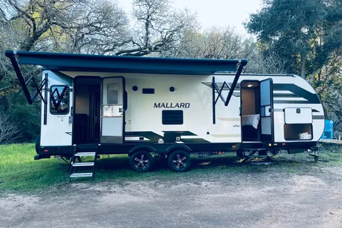 Cozy Modern Heartland Mallard Travel Trailer