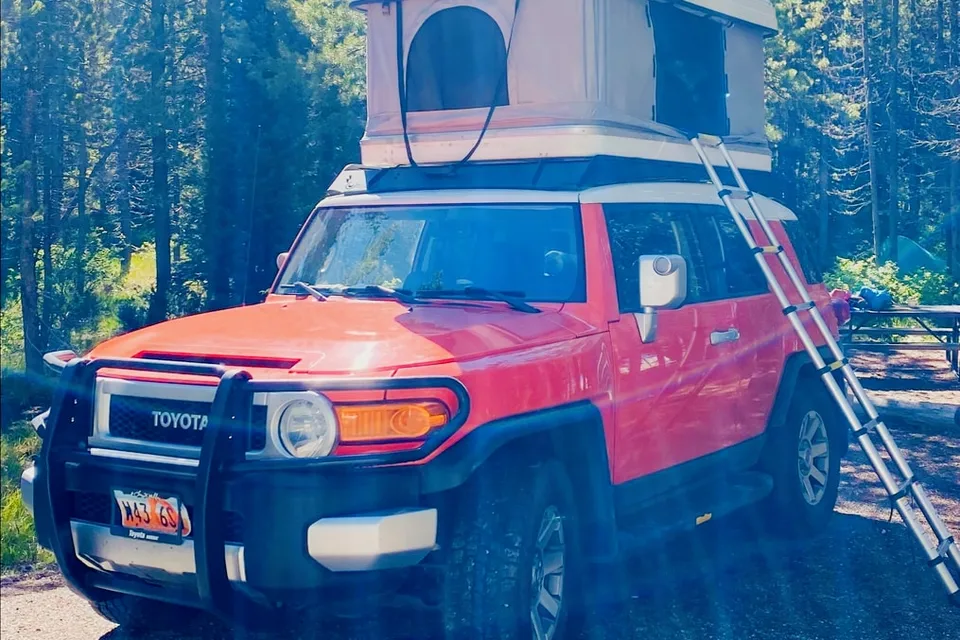Toyota 4x4 & Camping Tent & Gear