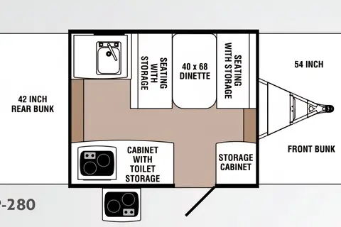 Campbell River Adventure Palomino Tent Trailer